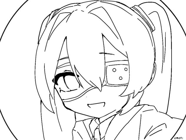 モニタリング線画です！