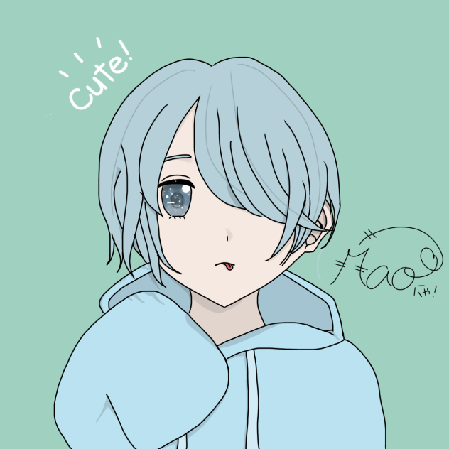 可愛い男子描いてみた。