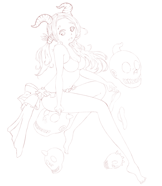 鬼姫と骸骨
