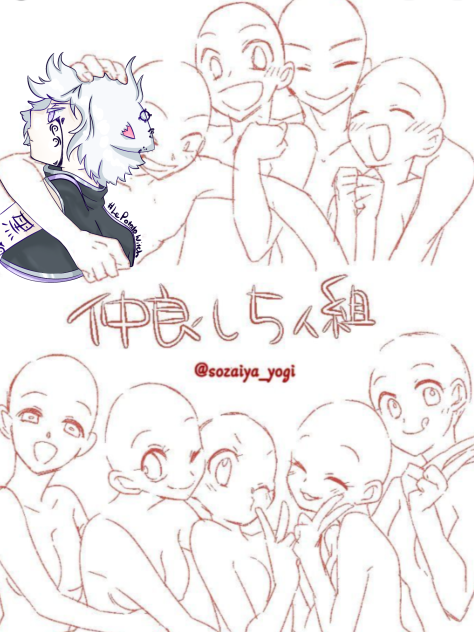 Anime friends collab