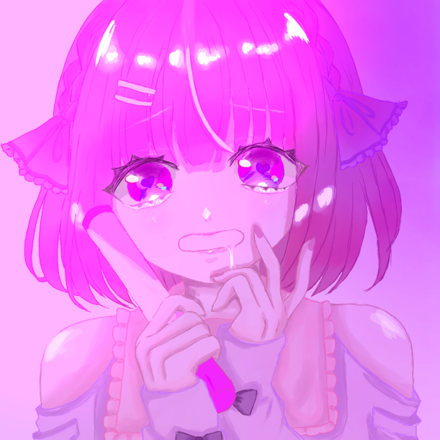 フリー線画塗ってみた！