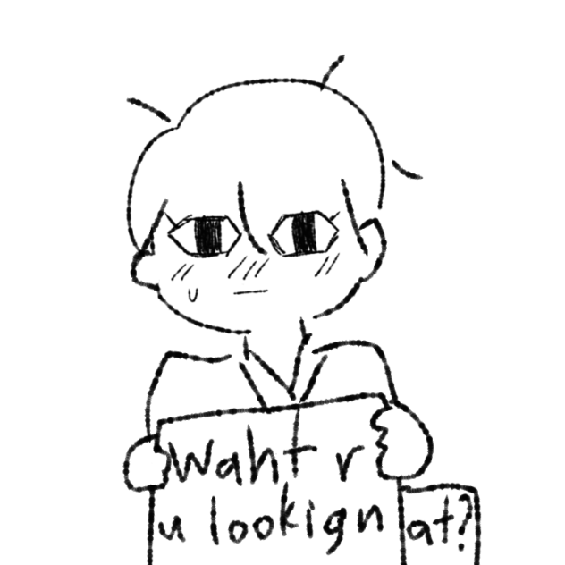 what r u looking at？