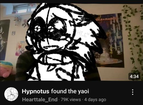He found the yaoi 💔