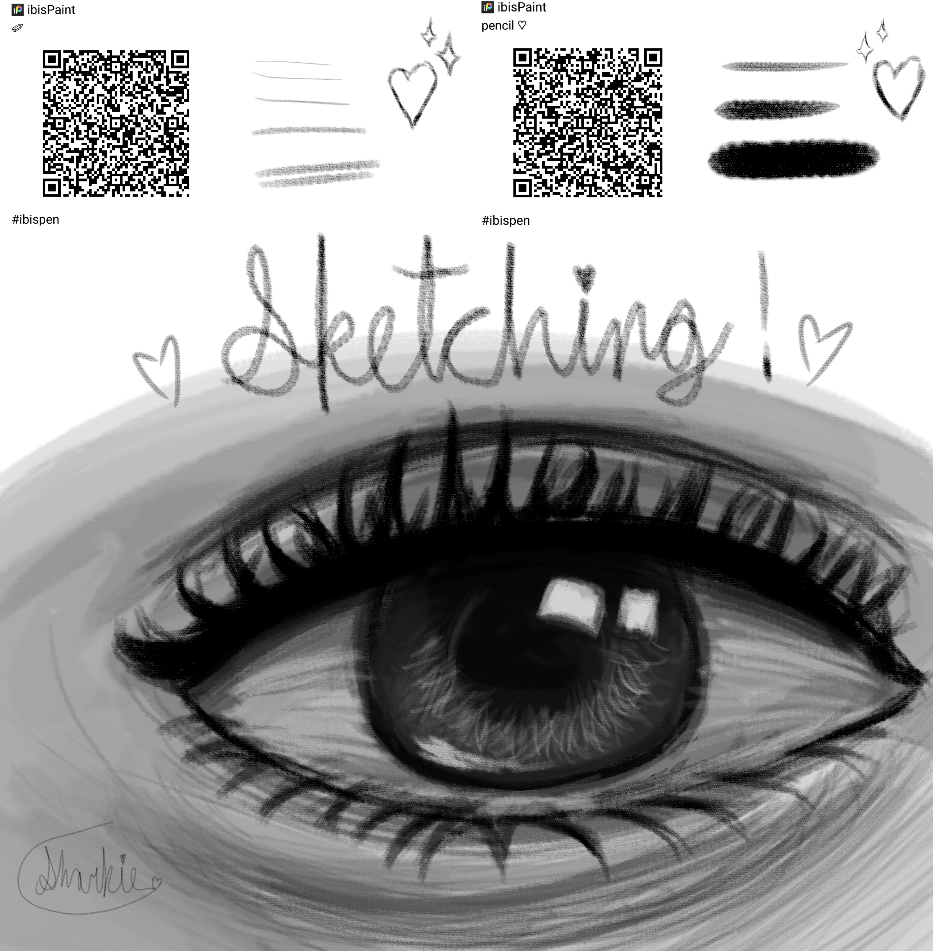 Pencil Brushes For Sketching ^^ - ibisPaint