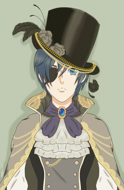ciel phantomhive wallpaper - ibisPaint