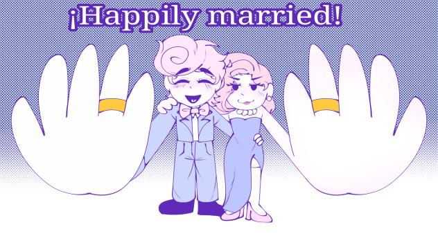 ¡Happily married!