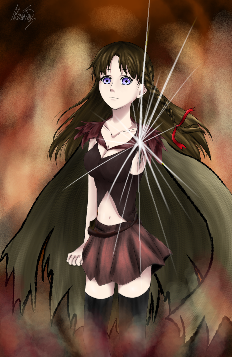 The Flame Warrior - ibisPaint