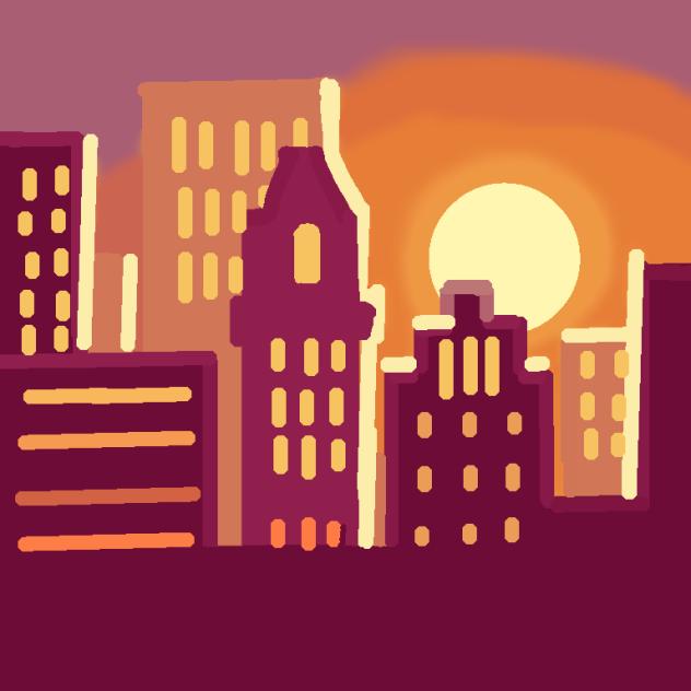 emoji city sunset 🌇