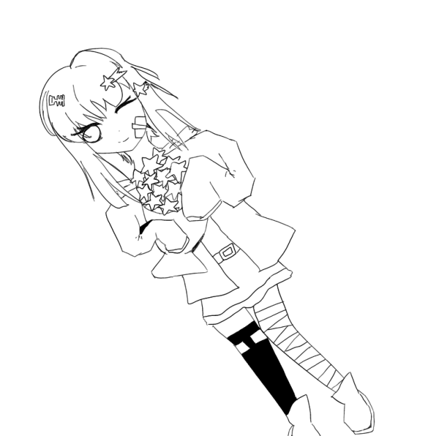 おたおめ！線画