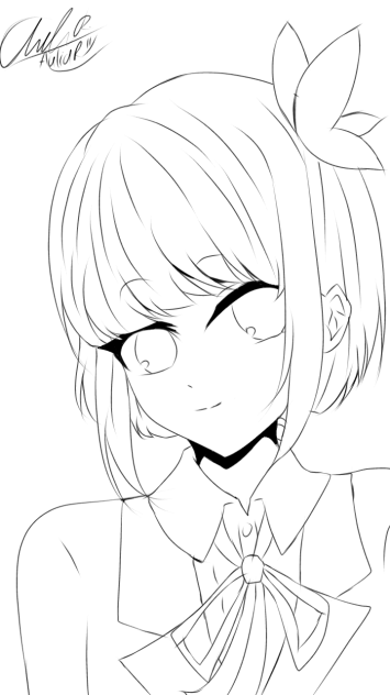 butterfly lineart
