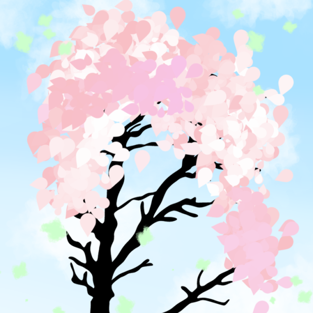桜と葉