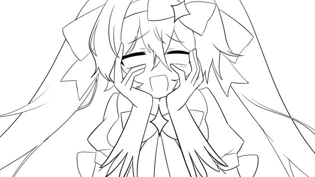 「ツインレイなんだよ？！？！」　線画