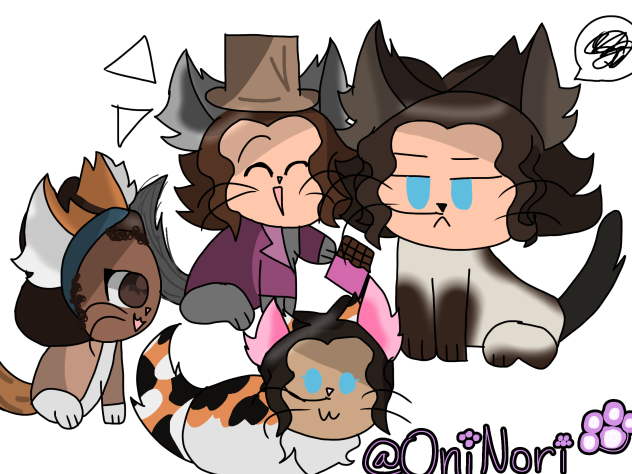 My fav characters as cats