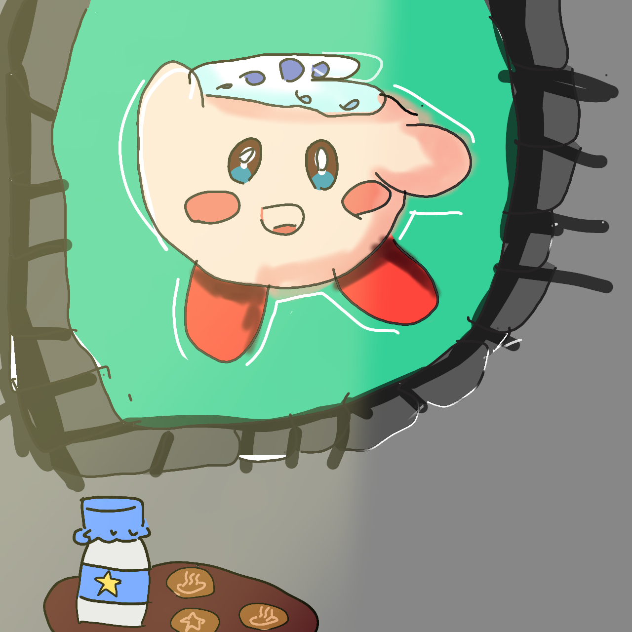 6歳の妹作カービィ - ibisPaint