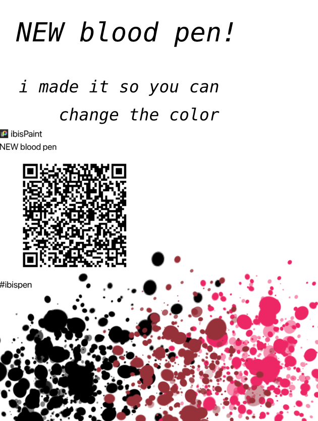 blood pen (new version) ibisPaint