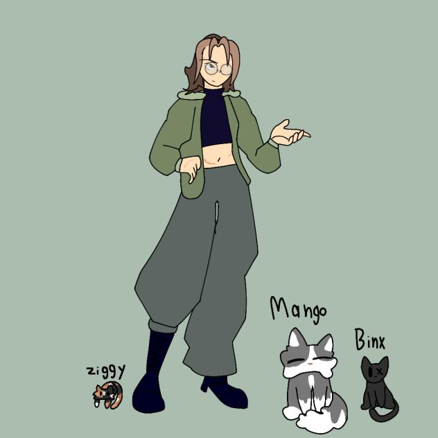 New ocs Milo and his cats