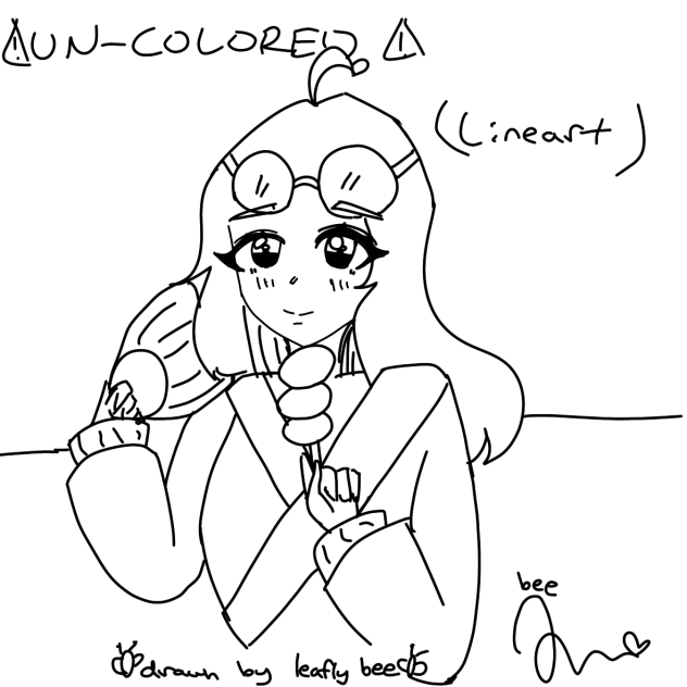 Happy New Year Lineart (Remake)
