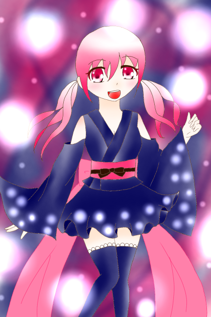 マユさん(浴衣)