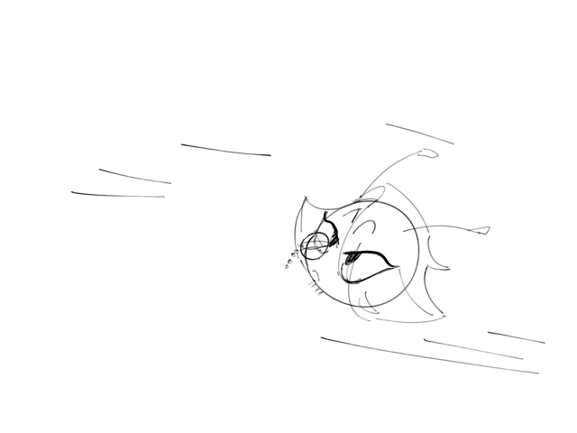 Calista getting her head kicked - ibisPaint
