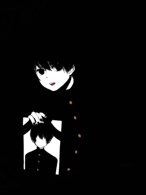 黒に溶ける少年