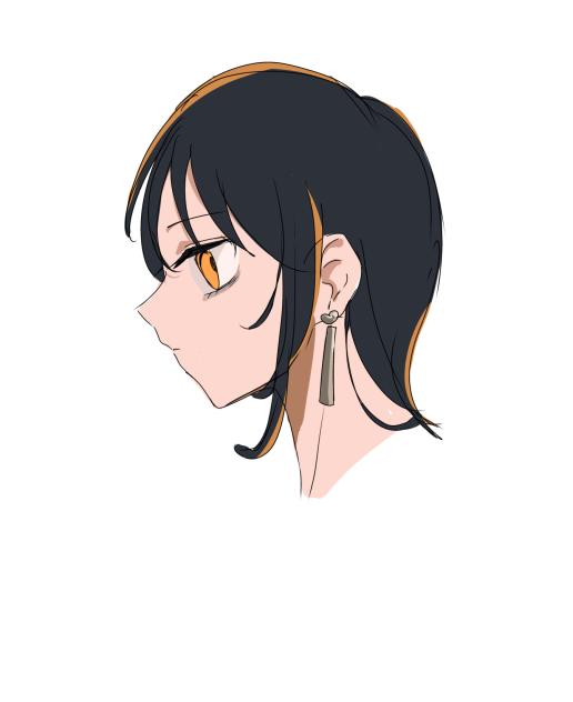 横顔練習