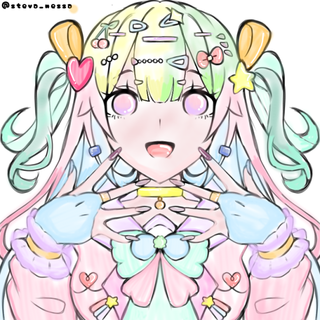 Colourful girl