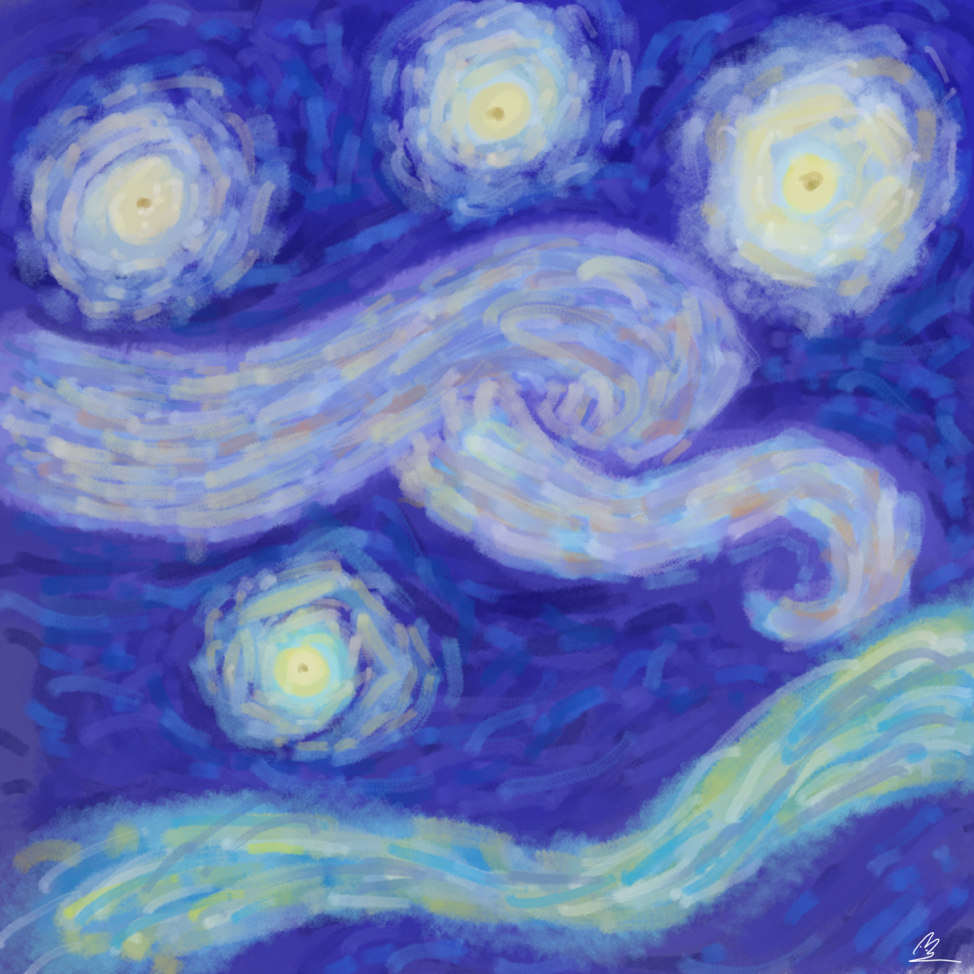 The Starry Night 🌌 - ibisPaint