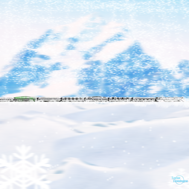 Desenho da série snowpiercer.