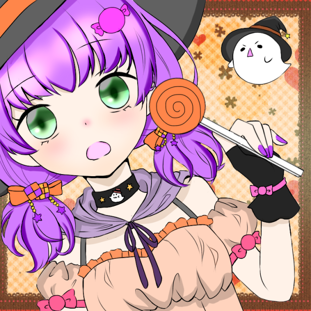 とろろさんの線画をお借りしました