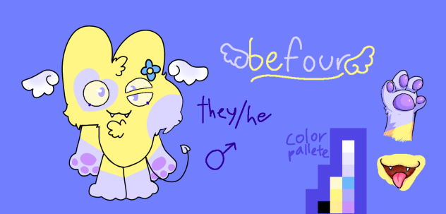 Foursona! Their name is Befour
