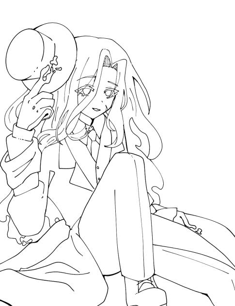融形琉刃塗り絵