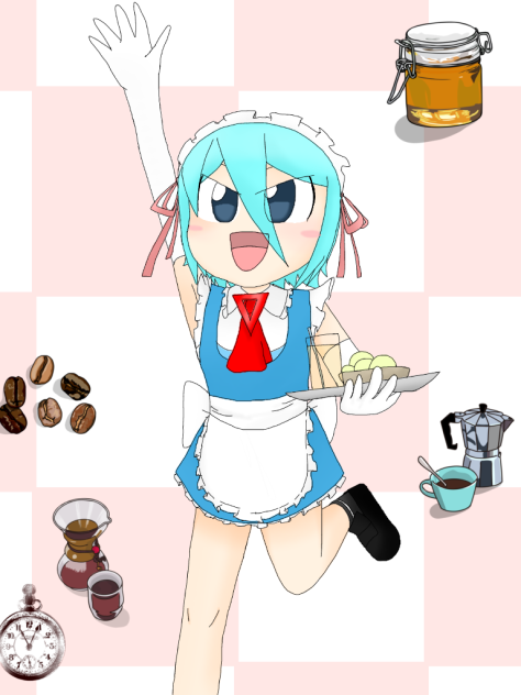 お題 メイド【オリキャラ ロウェイ BluePlanets】