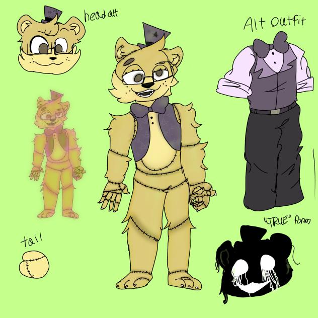 Glitchbear Malbear ref sheet