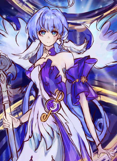 Robin (Honkai star rail )colored 💫🎶💫3