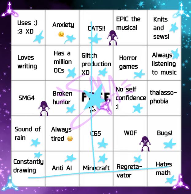i did stop motion art's bingo =3