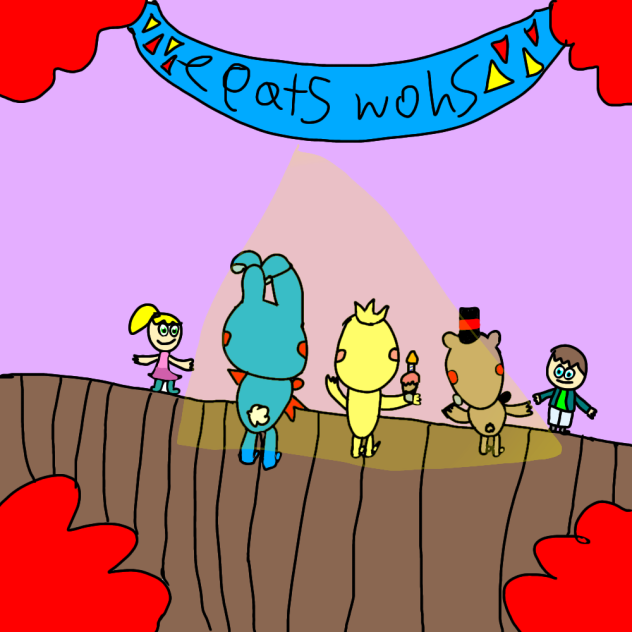 The Show Stage (my version) Back View - ibisPaint