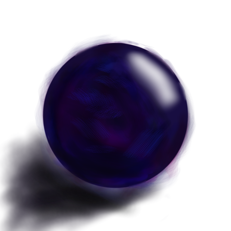 ちょっとだけ禍々しい玉 Ibispaint