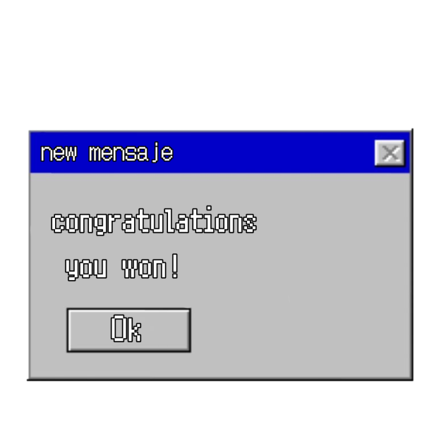 CONGRATULATIONS YOU WON! (p2)