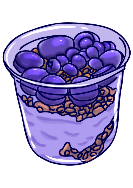 Blueberry Ice Cream (Color)