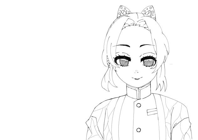藤の花の毒　〜線画〜