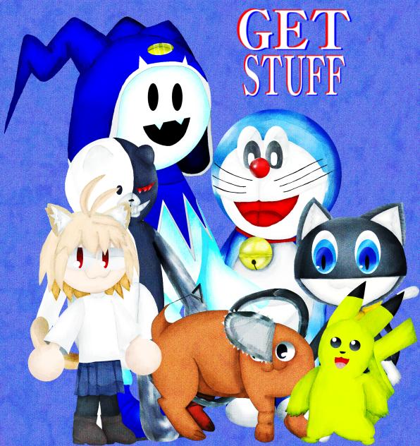 Anime and JRPG mascots fanart