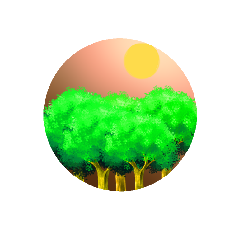 green tree - ibisPaint