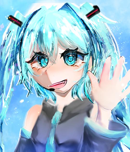 ミクううううううぅぅぅぅ↑ - ibisPaint