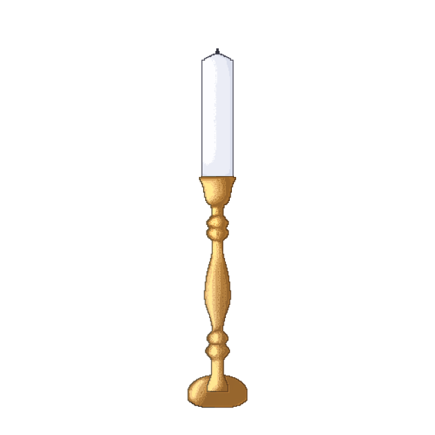 candle holder (pixel) 02