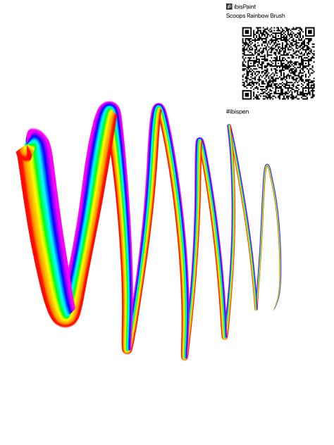 Scoops Rainbow Brush