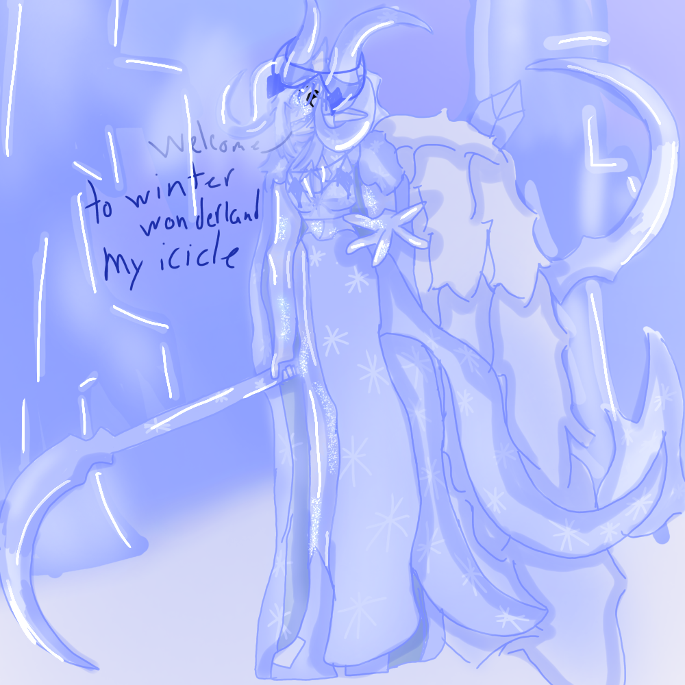 Experimental winter goddess form - ibisPaint