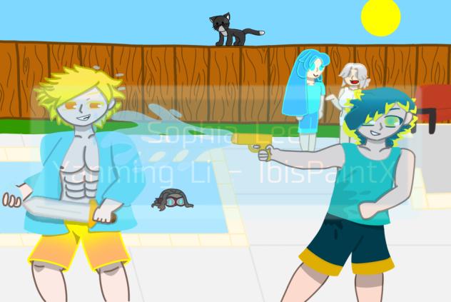 Pool Party - ibisPaint