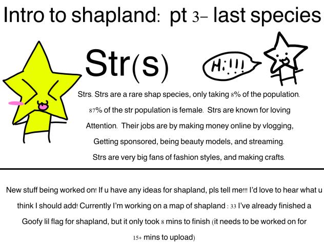Intro to shapland pt 3! Strs