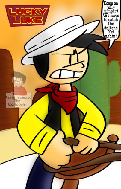 Here comes lucky Luke