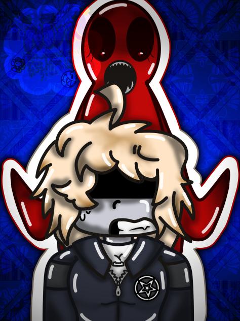 When the imaginary friend jumpscares u 😔